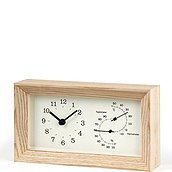Frame Clock with thermometer and hygrometer light