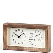 Frame Clock with thermometer and hygrometer