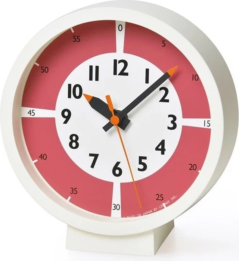 Fun Pun Color Horloge de Table, multicolore