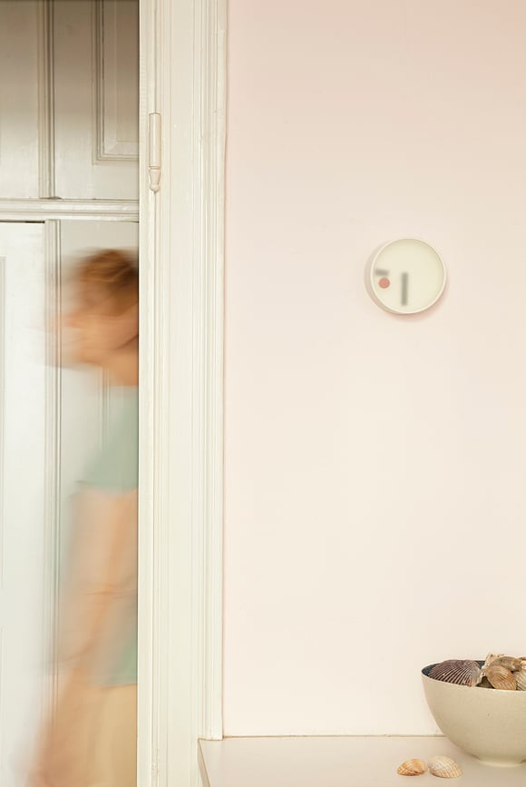 Kehai Horloge murale, blanche