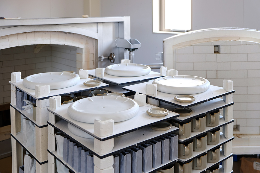 Lemnos Relief Horloge murale, beige