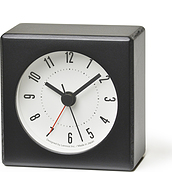 Meteor Alarm clock black
