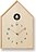 Настінний годинник із зозулею Birdhouse, натуральний