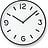 Настінний годинник Mono Clock, білий