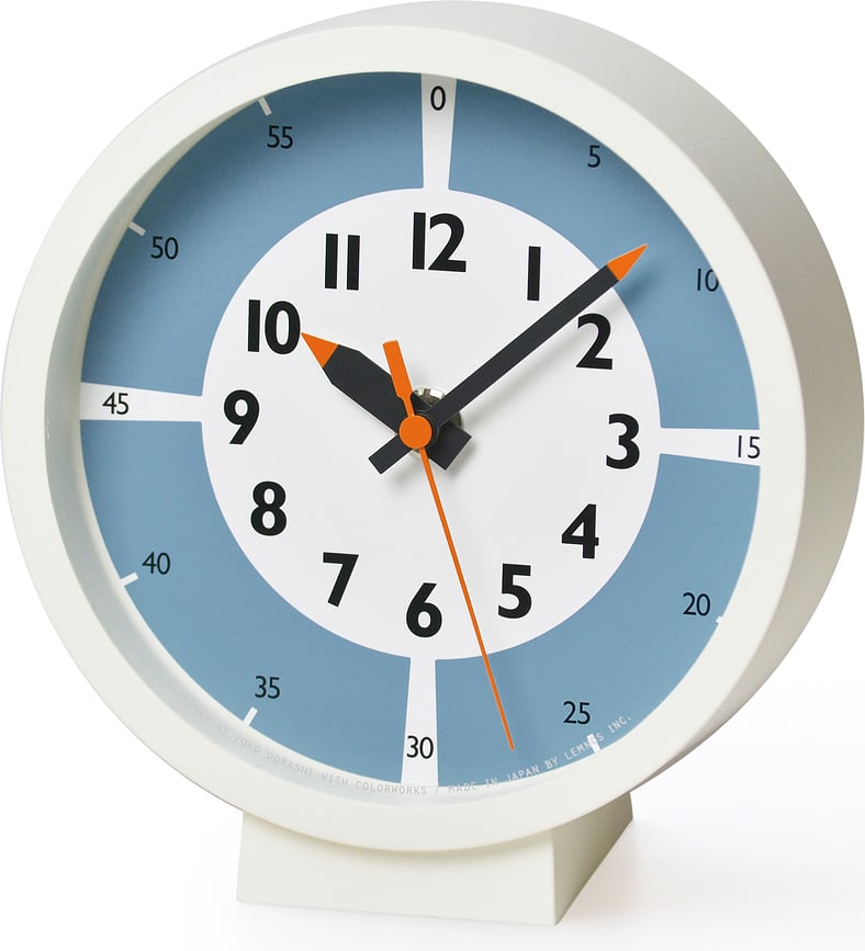 Orologio da tavolo Fun Pun Color celeste