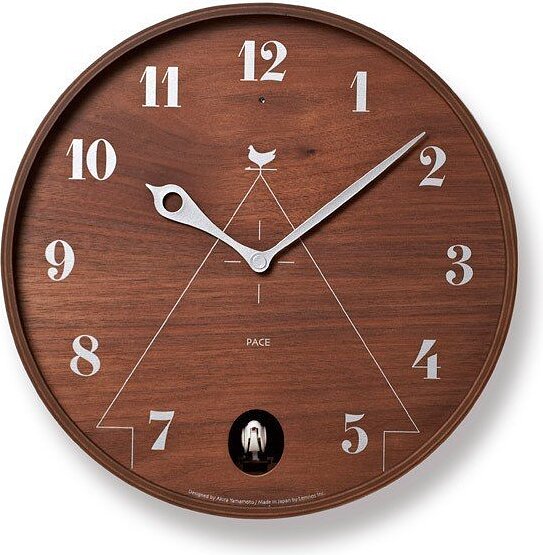 Reloj de Cuco Pace, de madera oscura