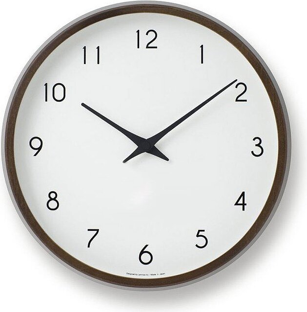 Reloj de madera oscura Campagne