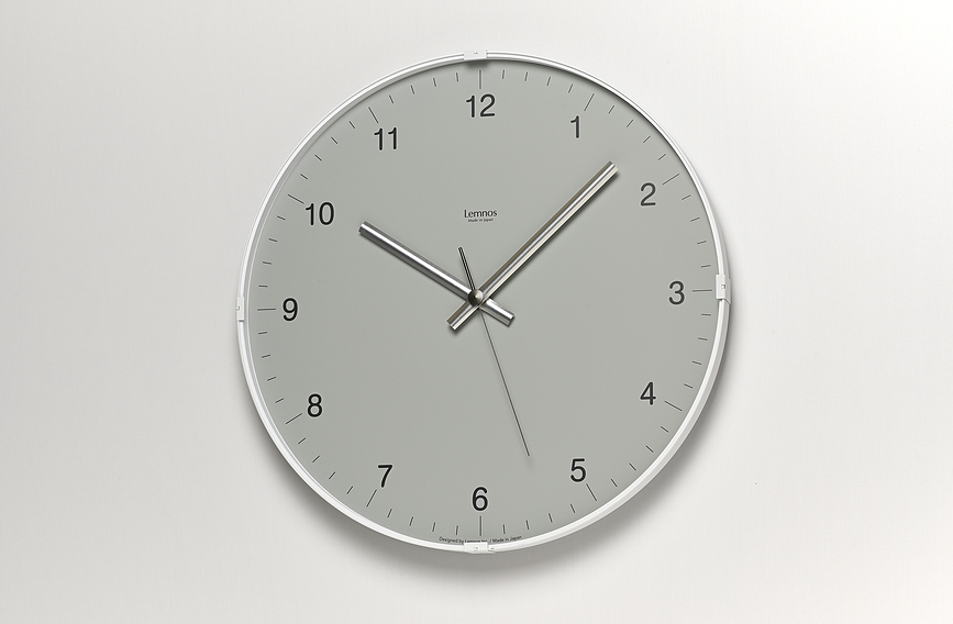 Reloj de Pared Biome, 32 cm, blanco