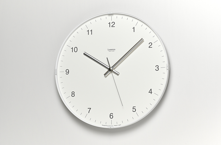 Reloj de Pared Biome, 32 cm, blanco