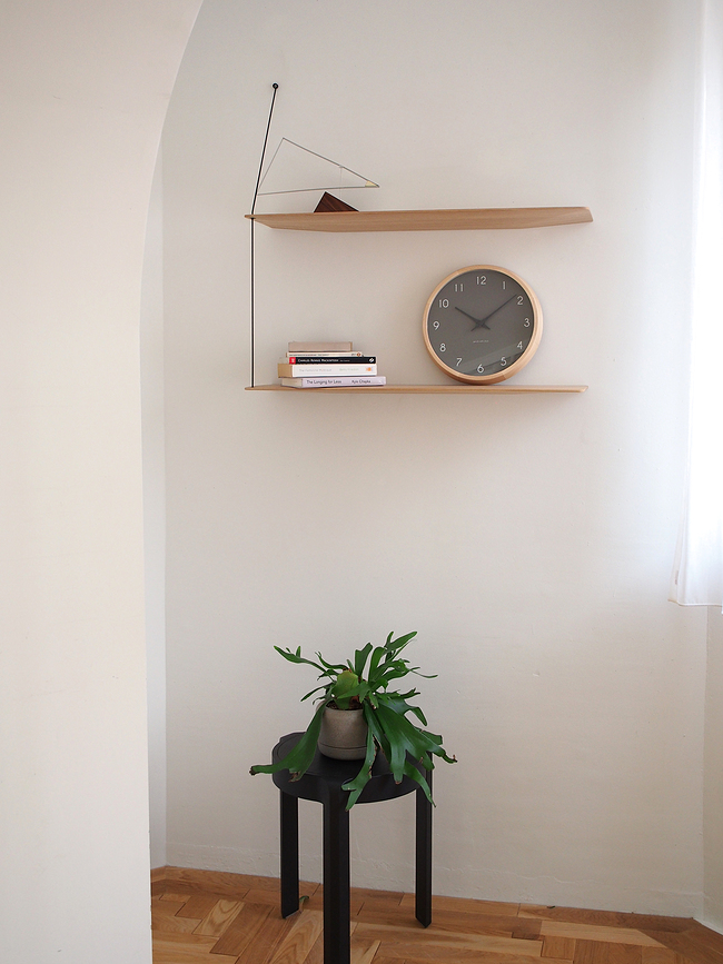 Reloj de pared Campagne, verde