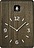 Reloj de pared con cuco Cucu, madera de castaño