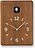 Reloj de pared de cuco Cucu, madera oscura