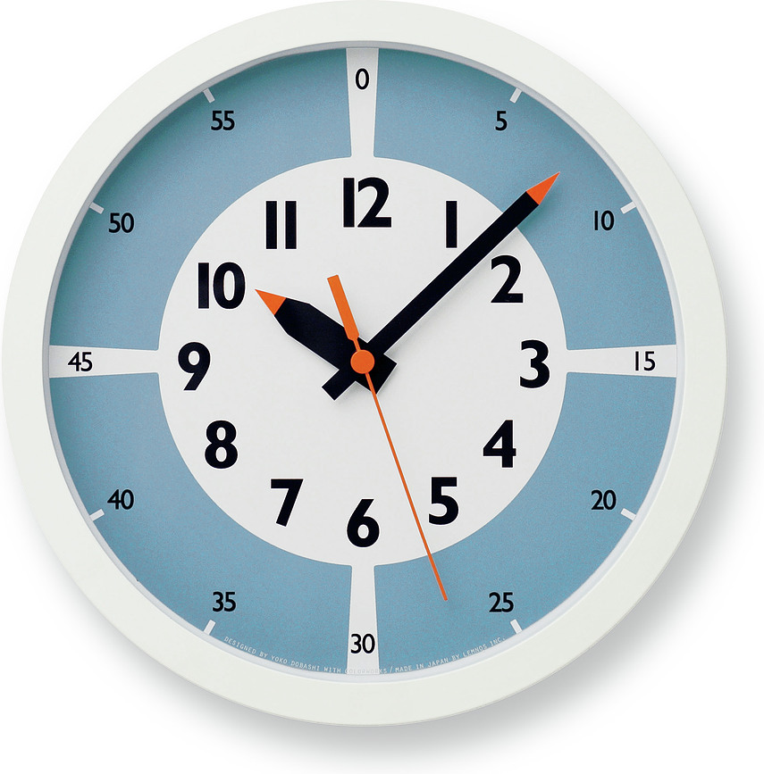 Reloj de Pared Fun Pun Color, 24,8 cm