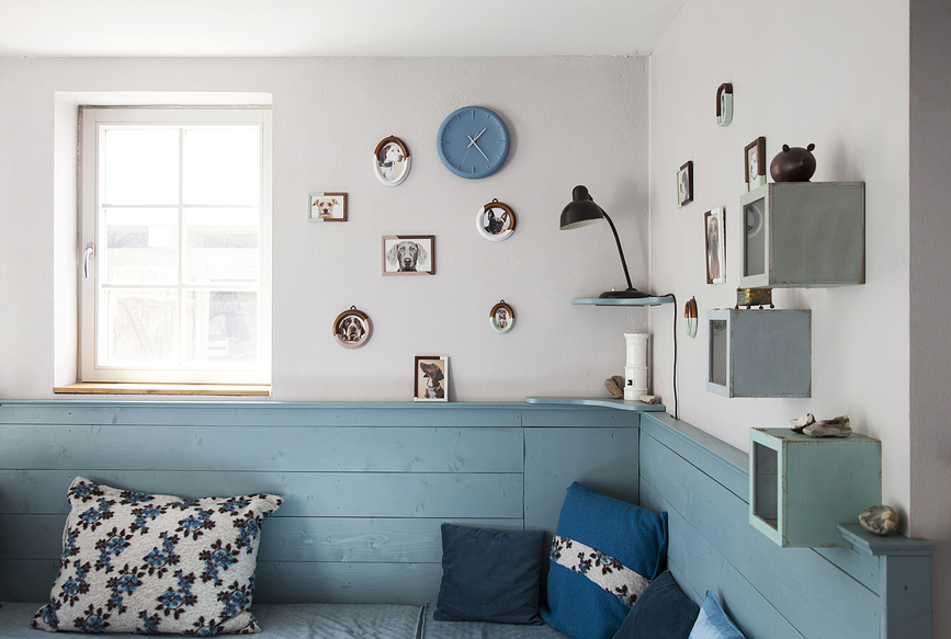 Reloj de Pared Lemnos Relief, blanco