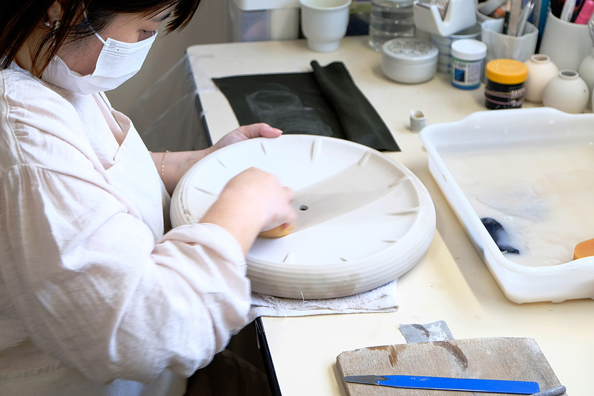 Reloj de Pared Lemnos Relief, blanco