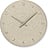 Reloj de pared SiO2, beige