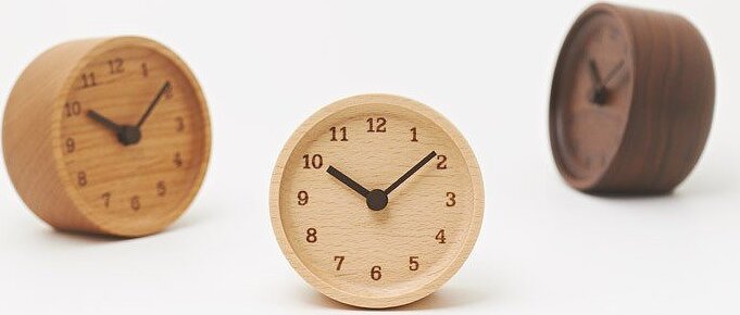 Reloj de Mesa de madera de haya Muku