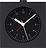 Reloj Despertador City Pop, tamaño L, negro