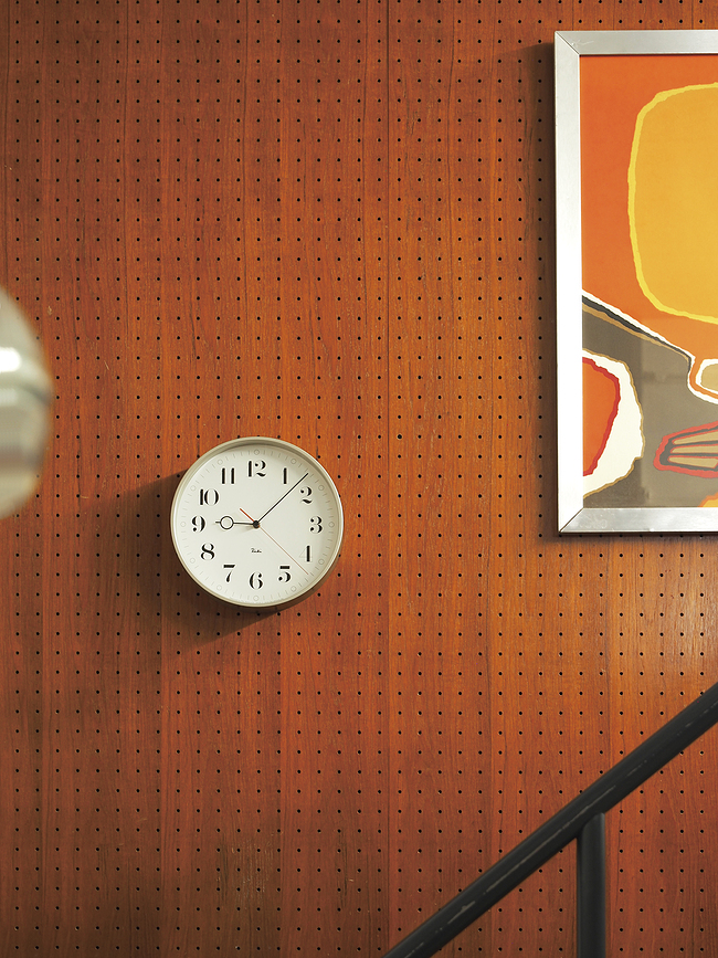 Riki Ring Επιτοίχιο Ρολόι, 25 cm, λευκό