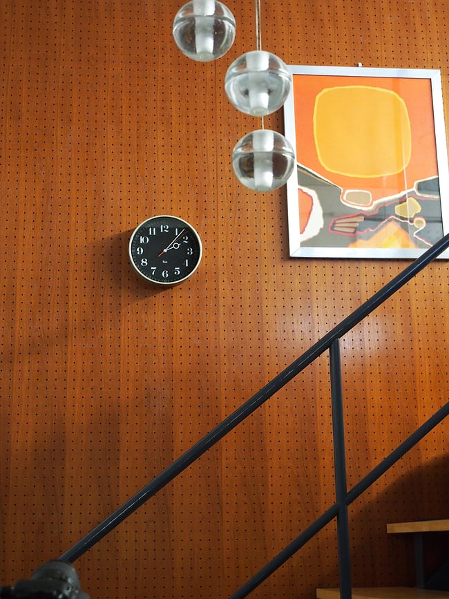 Riki Ring Sat zidni 25 cm bijeli