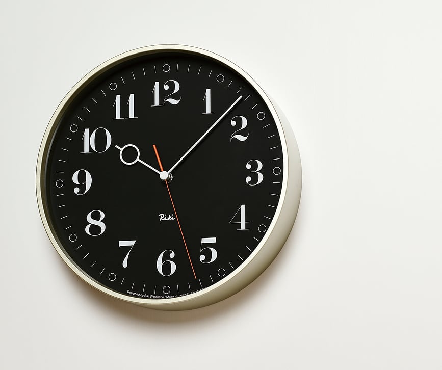 Riki Ring Sat zidni 25 cm bijeli