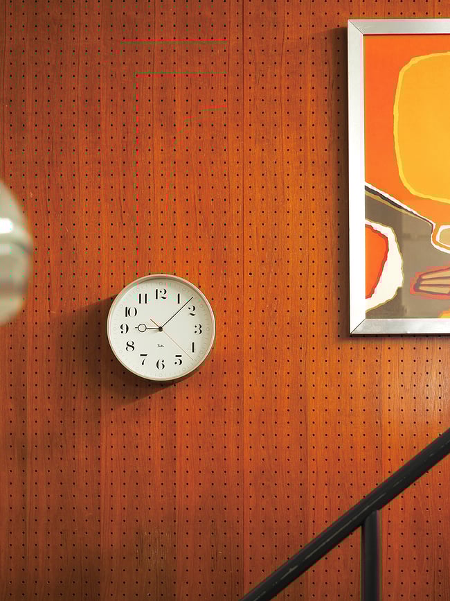 Riki Ring Sat zidni 25 cm bijeli