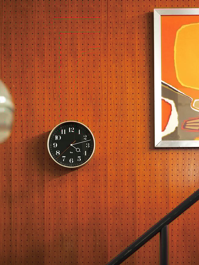 Riki Ring Stenska ura, 25 cm, bela