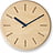 Sieninis laikrodis Paper Wood Line mėlynos rodyklės 29 cm
