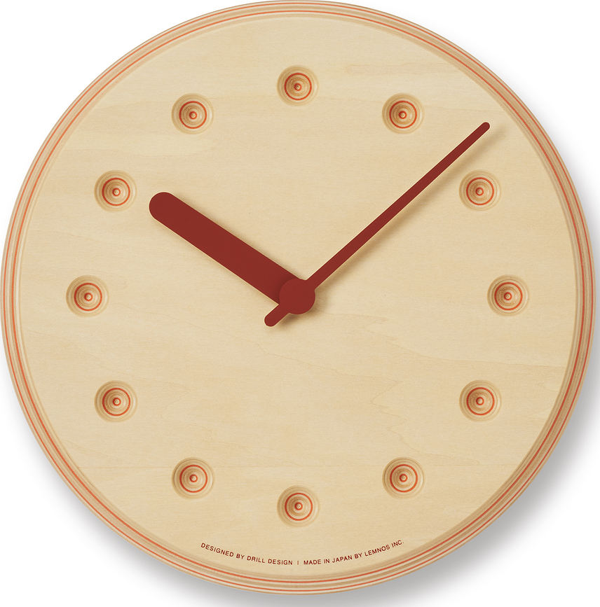 Wandklok Paper Wood Line 22 cm