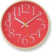 Zegar ścienny AY Clock czerwony