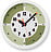Zegar ścienny Fun Pun Color 24,8 cm zielony