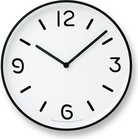 Zegar ścienny Mono Clock biały