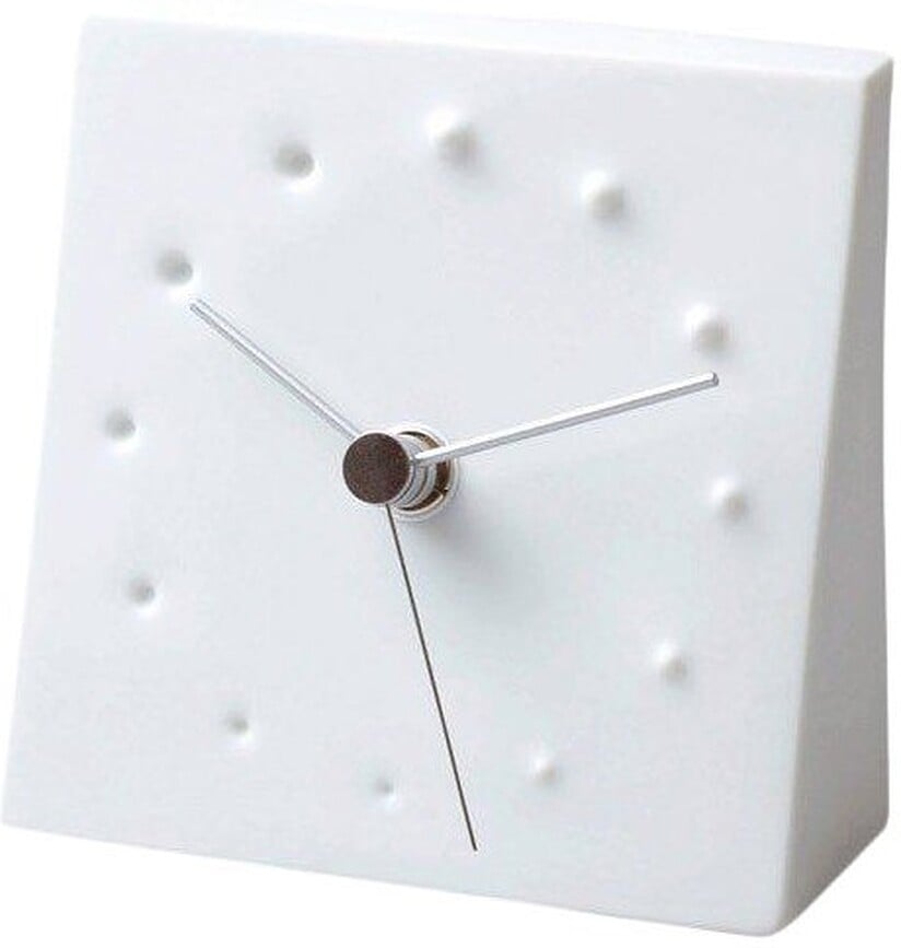 ALESSI ［Cronotime］ PIO MANZU FIAT Cronotime: Desk clock by Pio Manzù | Alessi