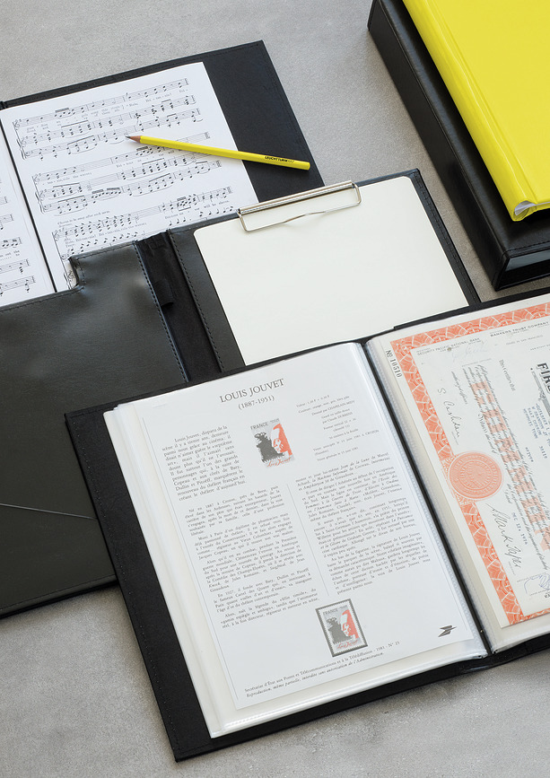 Álbum para documentos Leuchtturm 1917, A4, negro, con 40 fundas