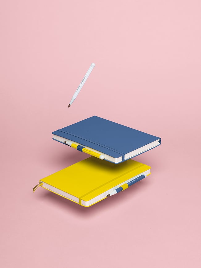 Bolígrafo Drehgriffel Nr. 1, gris azulado, con tinta azul