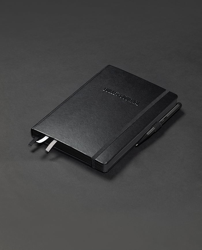 Bullet Journal Collectors Set Bilježnica s kemijskom olovkom i samoljepljivim držačem Set od 3 dijela