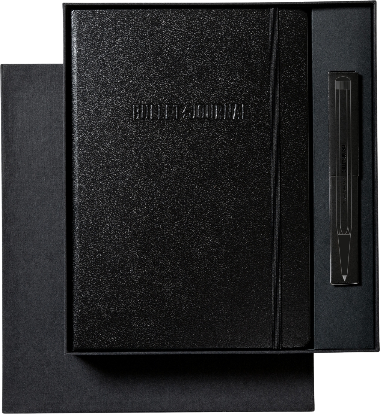 Bullet Journal Collectors Set, Notizbuch mit Stift und selbstklebendem Halter, 3-tlg.