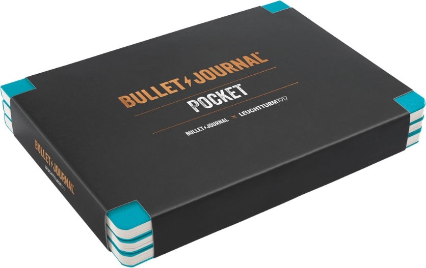 Bullet Journal Notizbücher, türkis, 3 St.