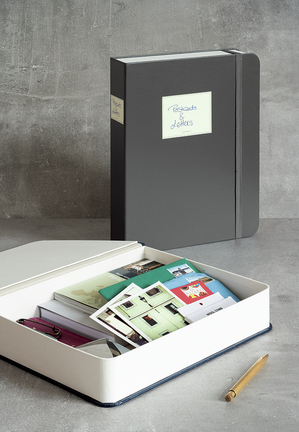 Caja Archivadora Leuchtturm 1917, azul marino