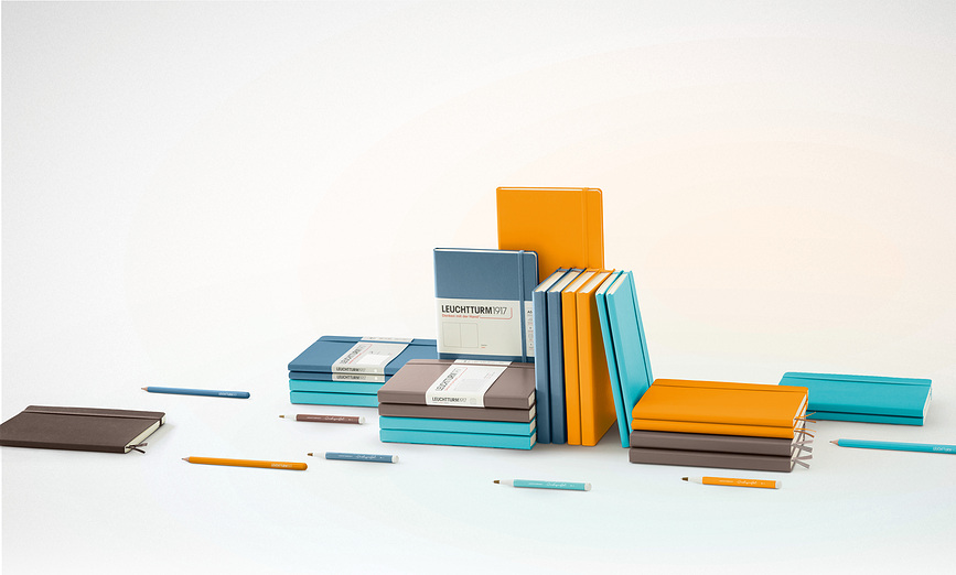 Cuaderno Tapa Dura Leuchtturm 1917, cuadrícula, A5, 251 páginas, 80 g/m², turquesa oscuro