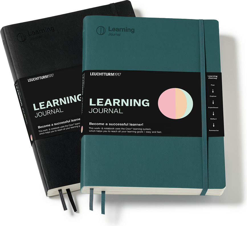 Cuaderno Learning Journal, B5, 100 g/m², azul turquesa