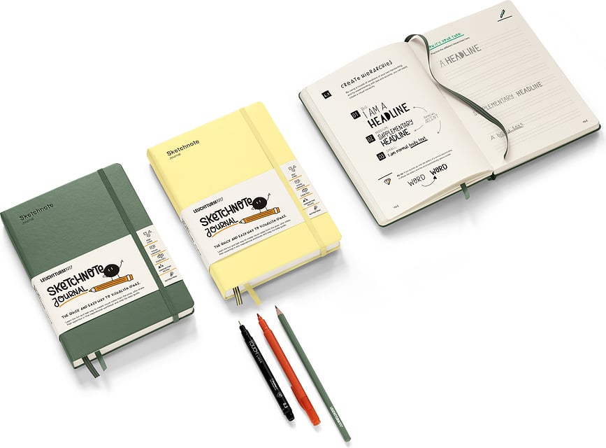 Libreta Sketchnote Journal, A5, vainilla