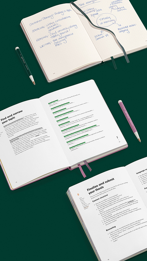 Cuaderno Thesis Journal, A5, verde bosque