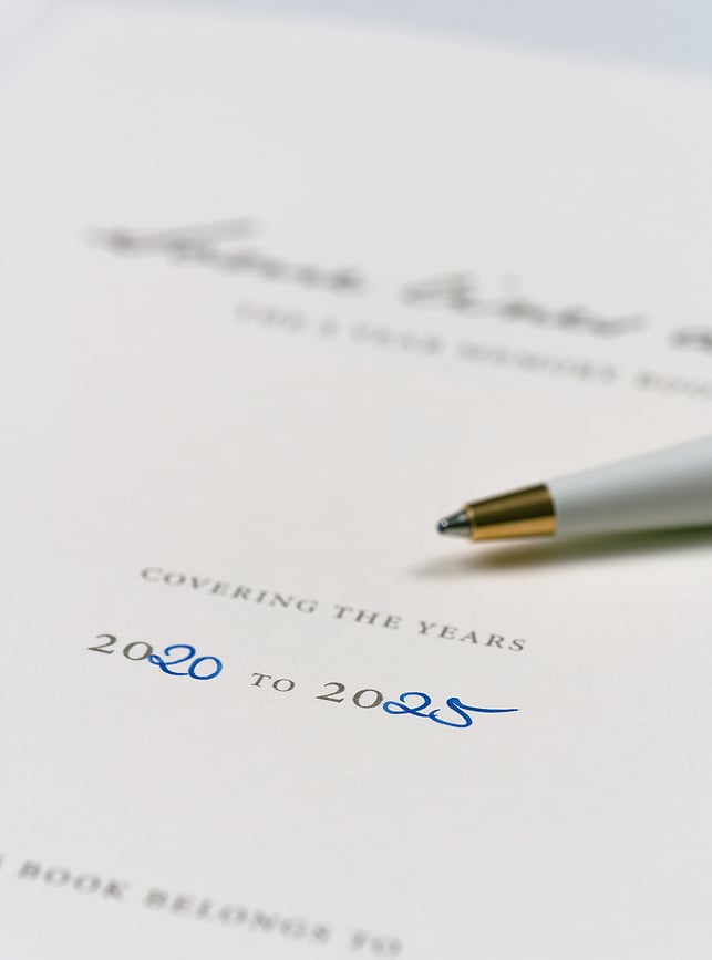 Diario de 5 años Some Lines A Day, A5, burdeos