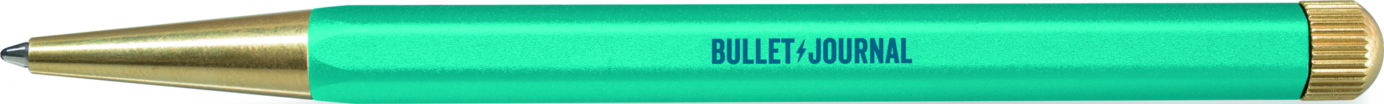 Drehgriffel Nr. 1 Bullet Journal Edition Gelstift mit schwarzer Tinte, türkis