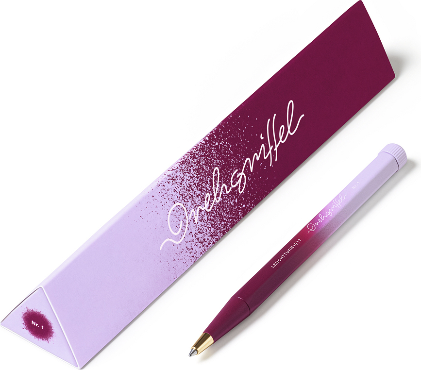 Drehgriffel Nr. 1 Stylo bille, avec encre noire, dégradé orange et jaune