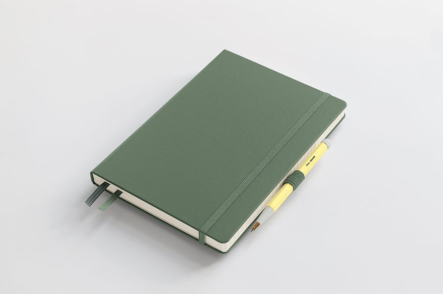 Drehgriffel Nr. 1 Stylo Gel, encre noire, bleu-gris