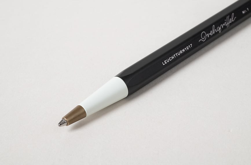 Drehgriffel Nr. 1 Stylo Gel, encre noire, bleu-gris