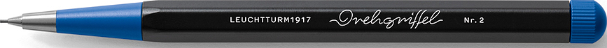 Drehgriffel Nr. 2 Bauhaus Crayon Mécanique, 0,7 mm, noir et bleu