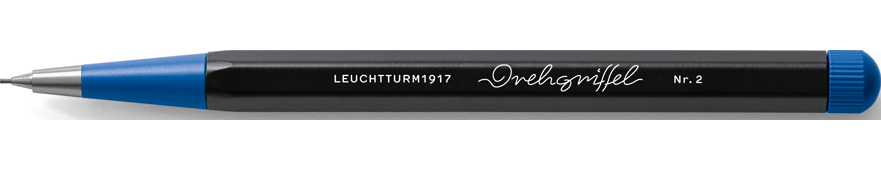 Drehgriffel Nr. 2 Bauhaus Druckbleistift 0,7 mm, schwarz-blau